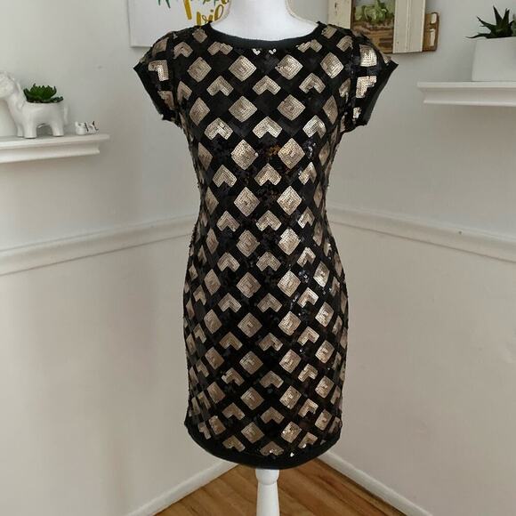 Eliza J Sequin Dress - Picture 1 of 6